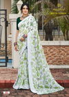 White Queen By Kashvi Georgette Printed Wholesale Saree Suppliers In Mumbai
